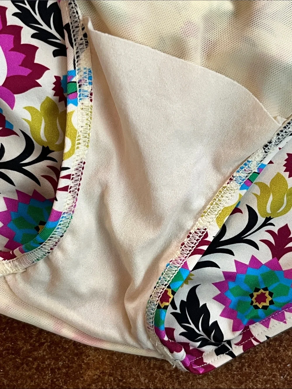 Sundance Multicolor Floral & Black Pattern One-Piece Swimsuit
